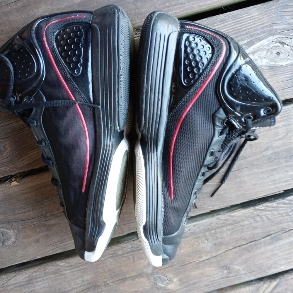 ADIDAS Adizero Men's Basketball Shoes patent BLACK